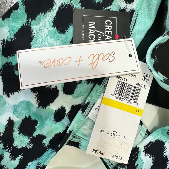 Salt + Cove NWT Womens Size M Spot On Printed Hipster Bikini Swimsuit Bottoms - Picture 5 of 6